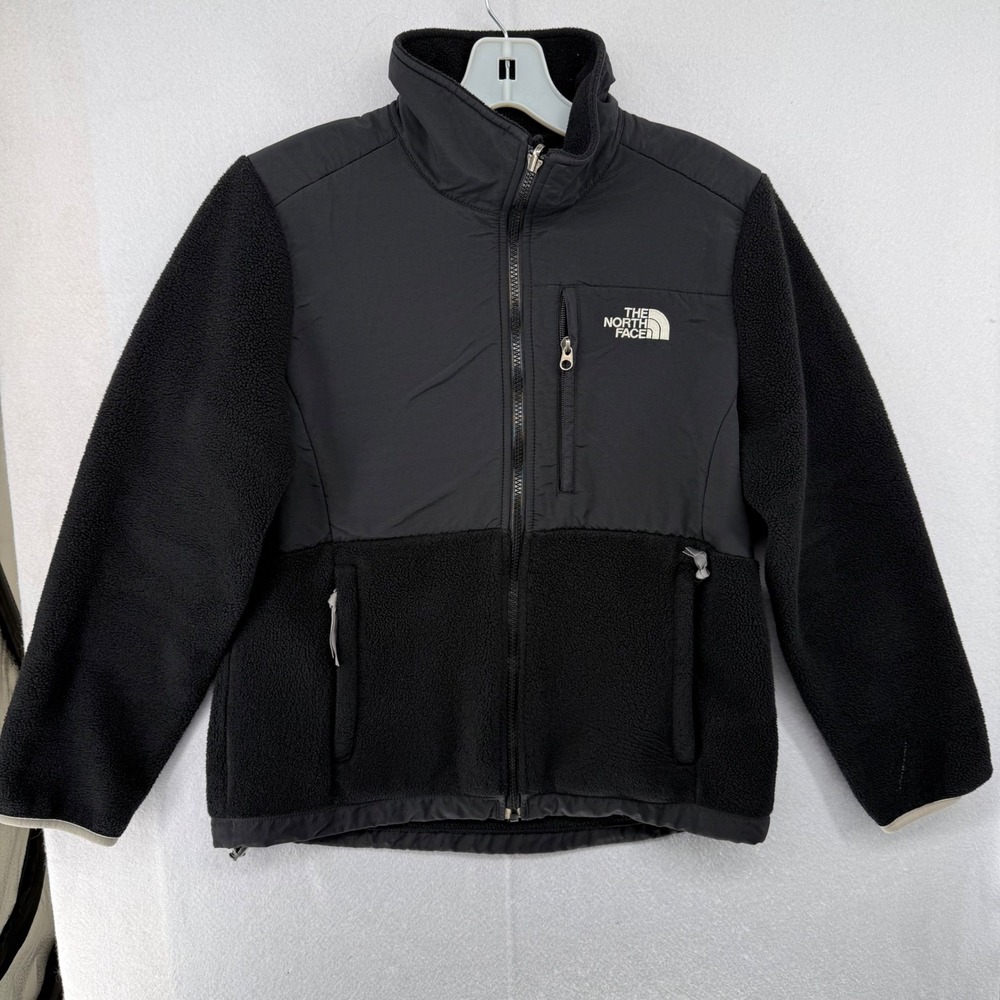 The North Face Womens Denali Full Zip Fleece Jacket Black Small Gorpcore